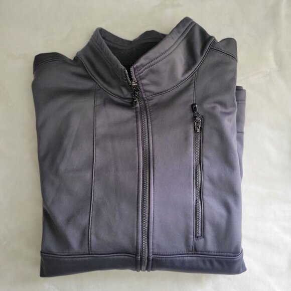 Swiss Tech Performance Gear Mens Soft Shell Full Zip Jacket Grey- XL ( 46-48) - Picture 7 of 9